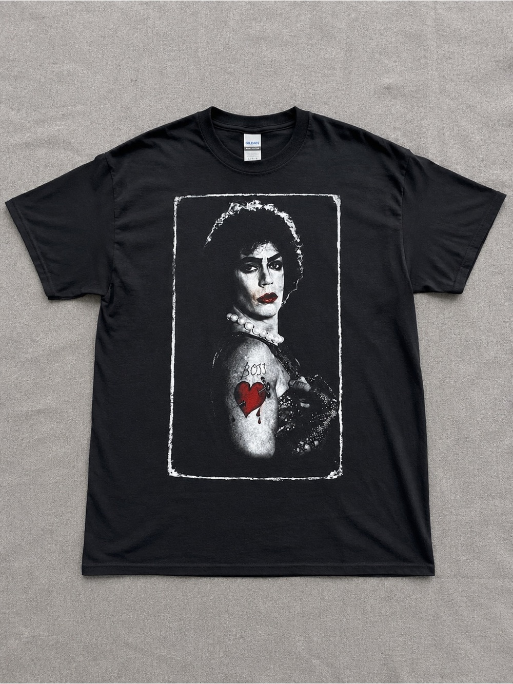 Tim Curry Rip Tribute Shirt Horror Picture Show Graphic Tee